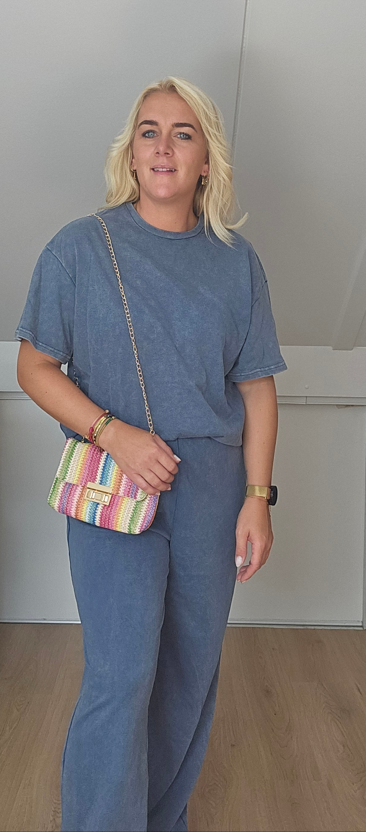 Joggingset - denim blauw