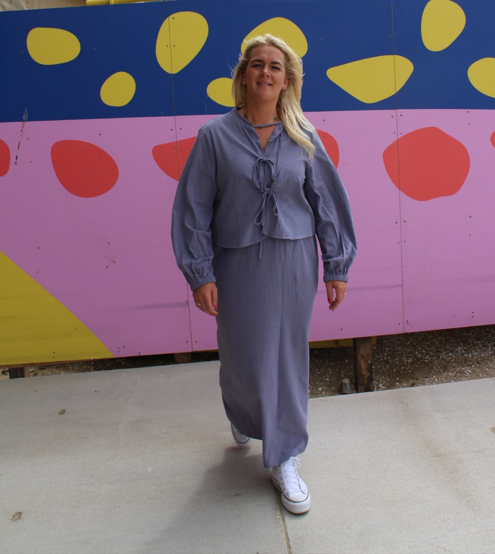 Set Hip- lavendel blauw