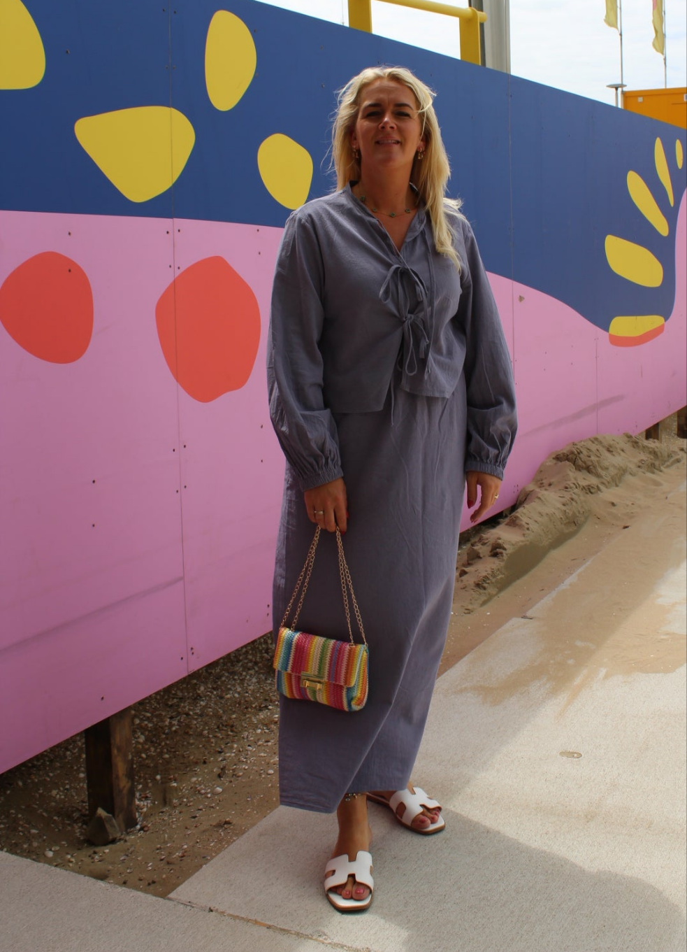 Set Hip- lavendel blauw