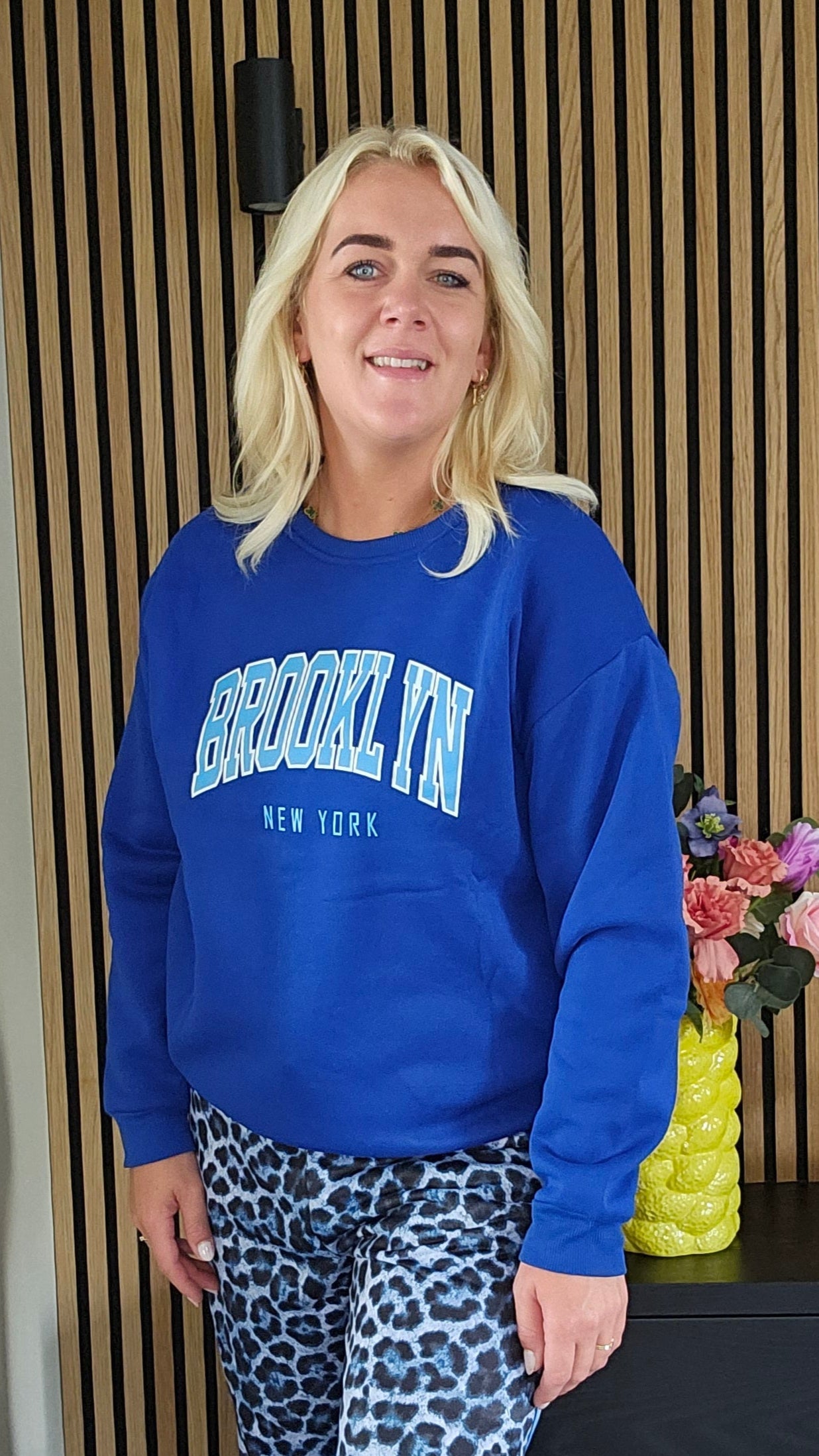 Brooklyn trui- blauw