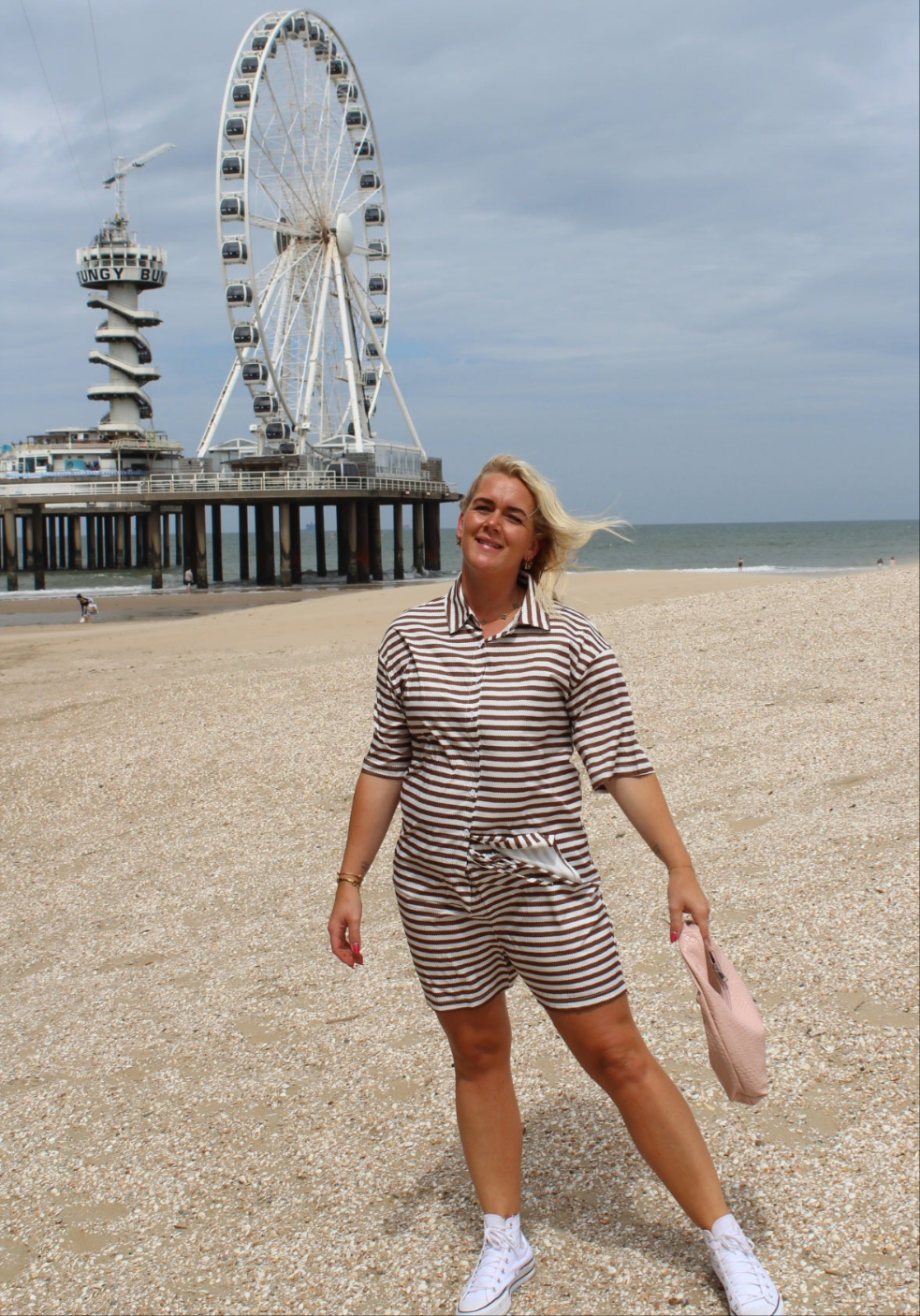 Eliva set - bruin/wit