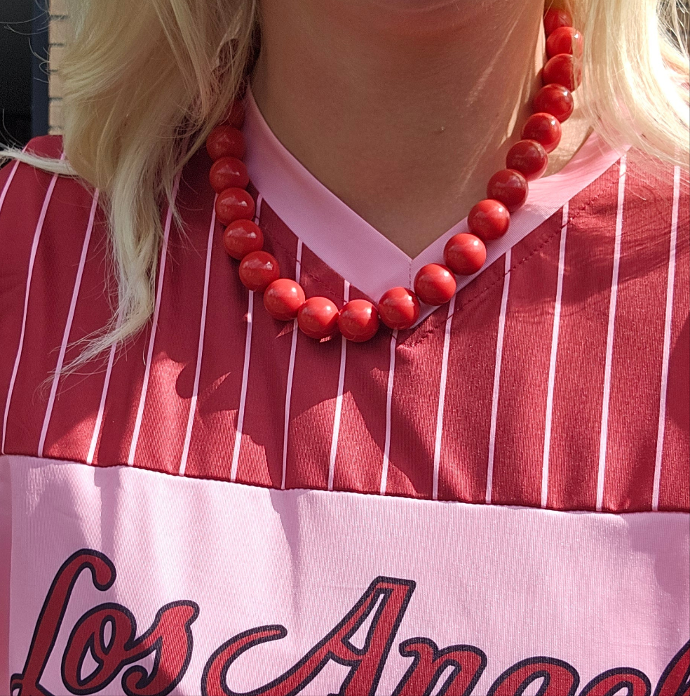 Kralenketting - rood