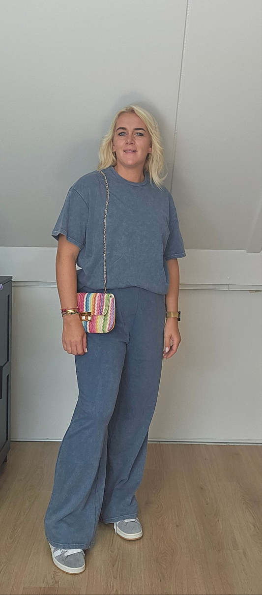 Joggingset - denim blauw