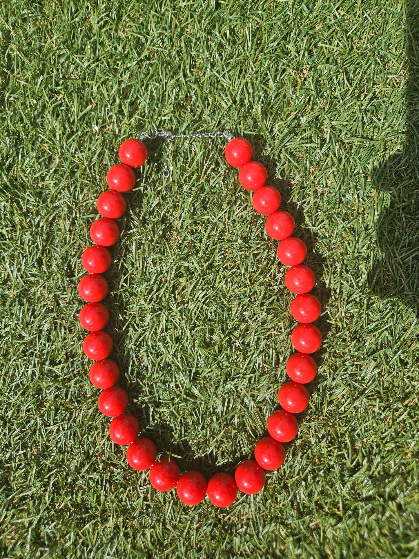 Kralenketting - rood