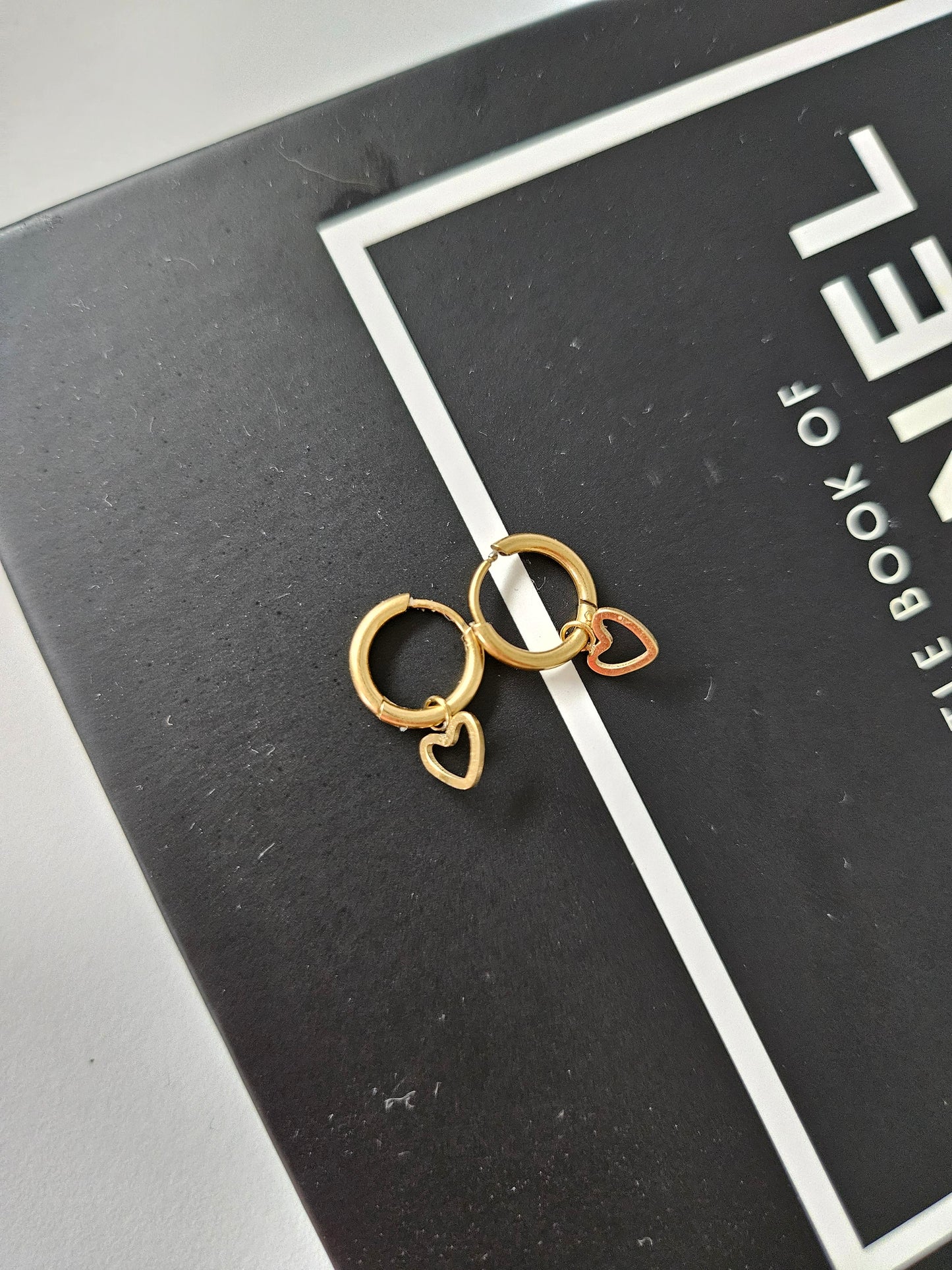 Oorbel heart mini - goud