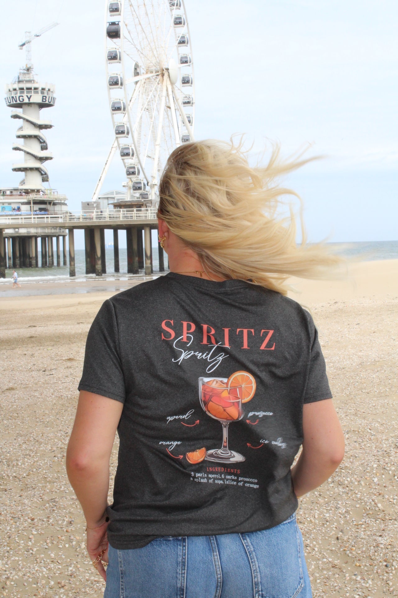 Spritz tee- grijs