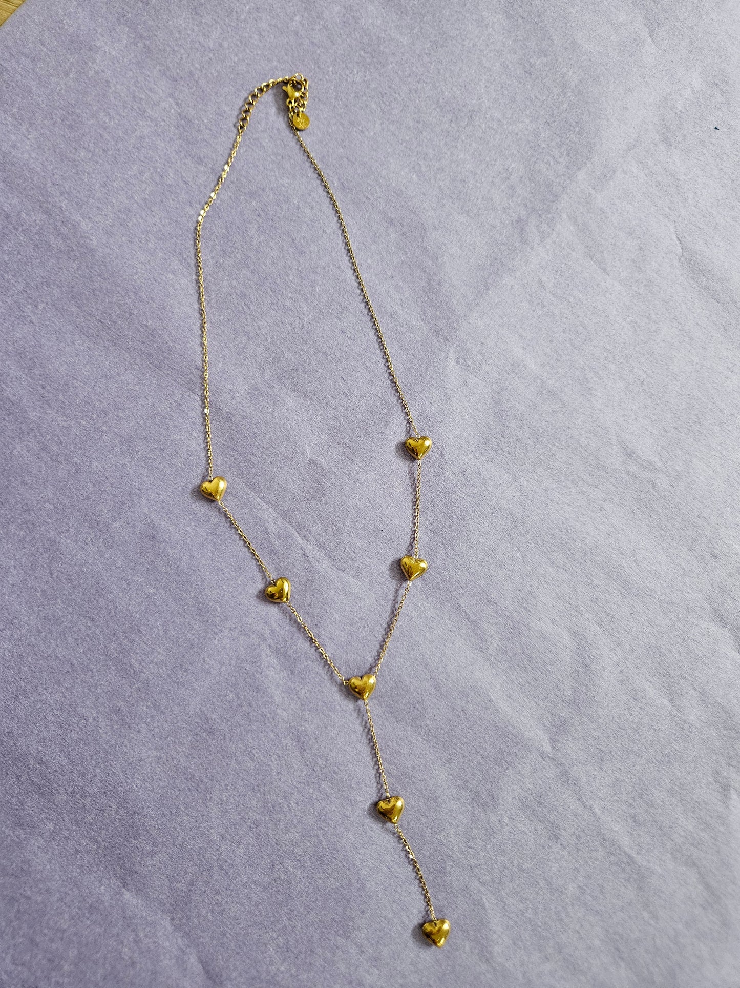 Ketting heart mini - goud